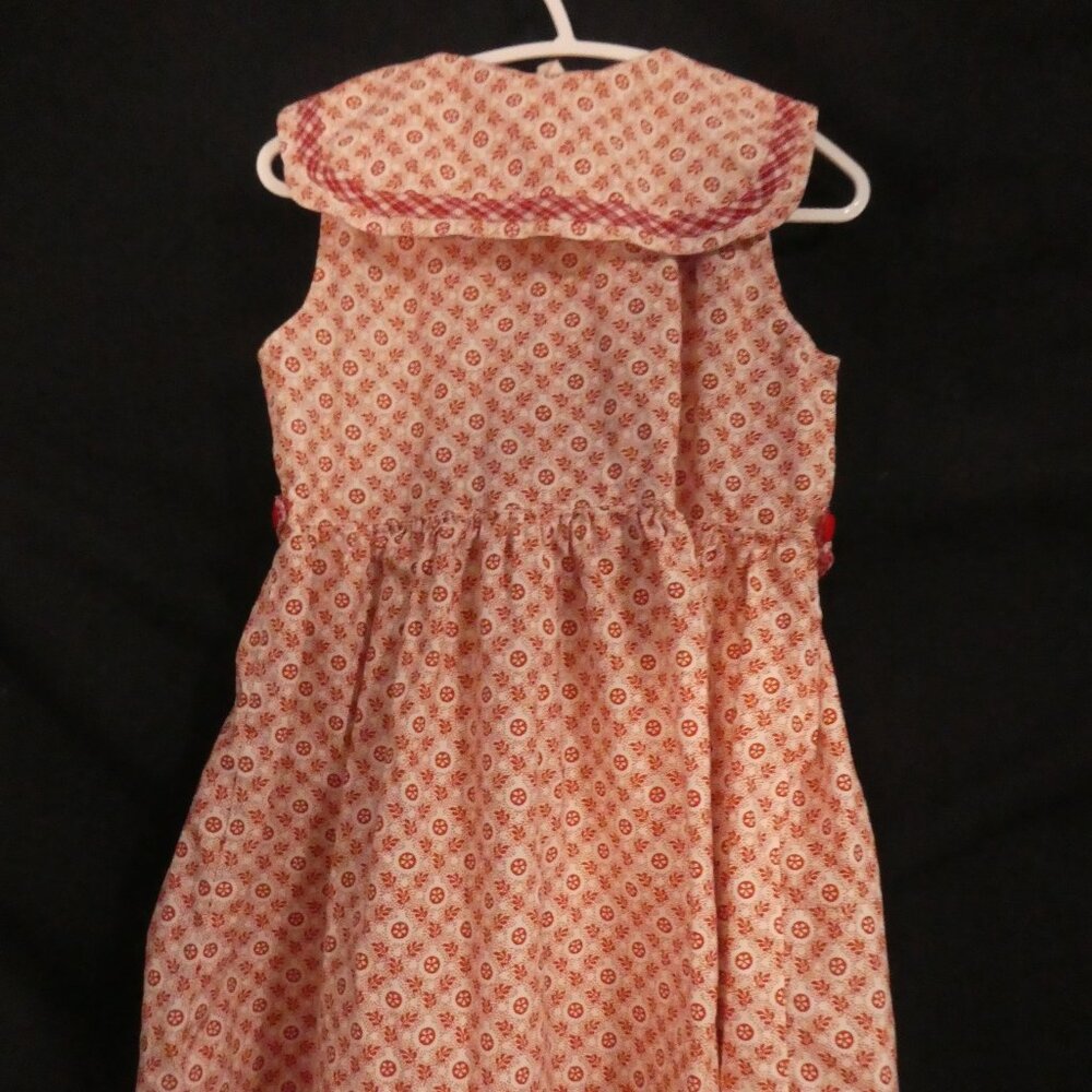 Vintage - APRIL CORNELL - Girls | size 3/4 | Sleeveless Floral Checkered Dress - Picture 13 of 16